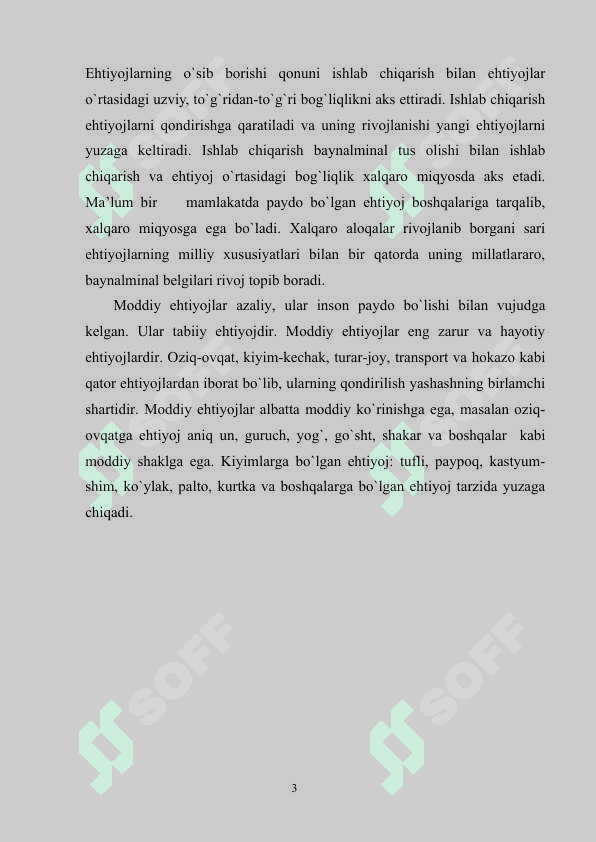 IQTISODIY RESURSLAR VA  EHTIYOJLARNING QONDIRILISH DARAJASI  O`RTASIDAGI BOG`LIQLIK 3