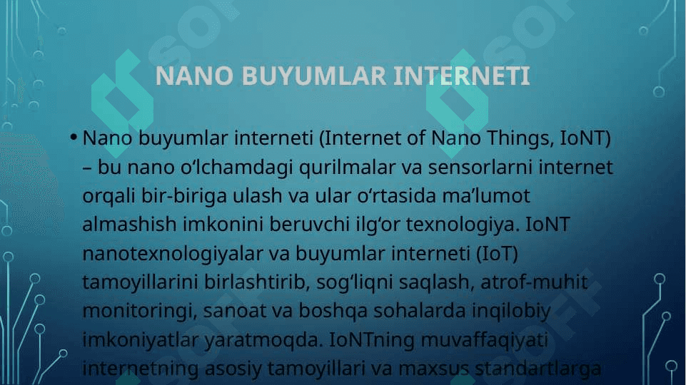 Nano buyumlar internet 2