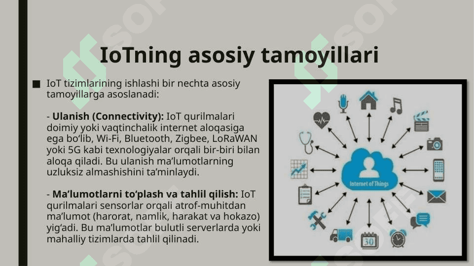 Buyumlar internetning Asosiy tamoyillari, standartlari, arxitekturasini tushuntirish 3