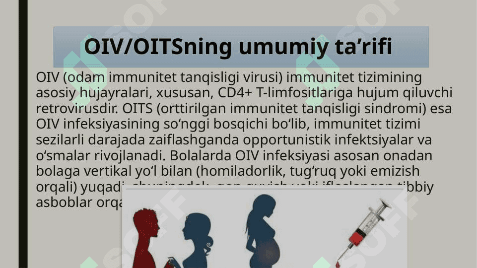 Bolalarda OITSning kechish xususiyatlari 3