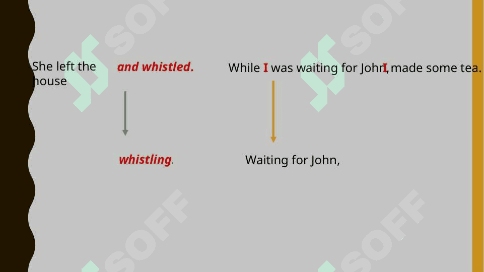 Participle clauses with adverbial meaning 4
