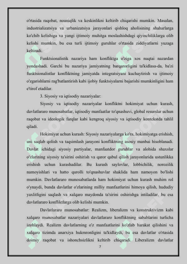 Konfliktlarni boshqarish 7