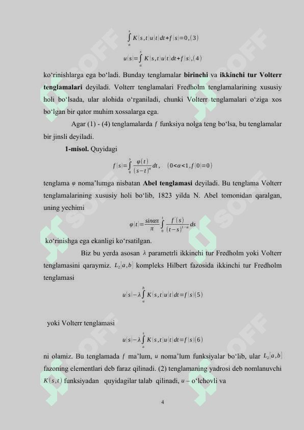 “INTEGRAL TENGLAMALAR. FURE USULI” 3