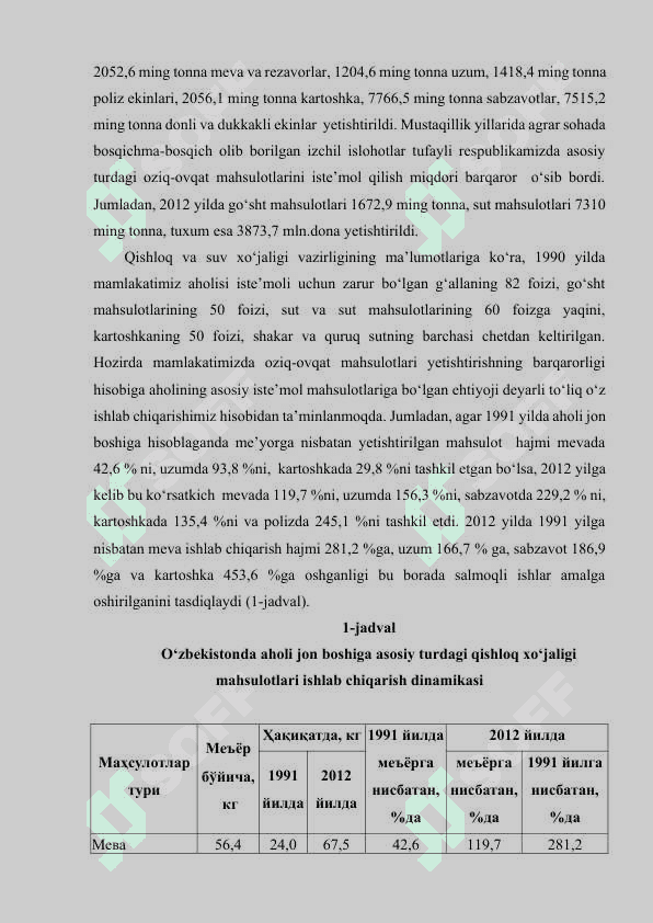 Qishloq xo‘jaligidagi islohotlar. Kecha va bugun 6