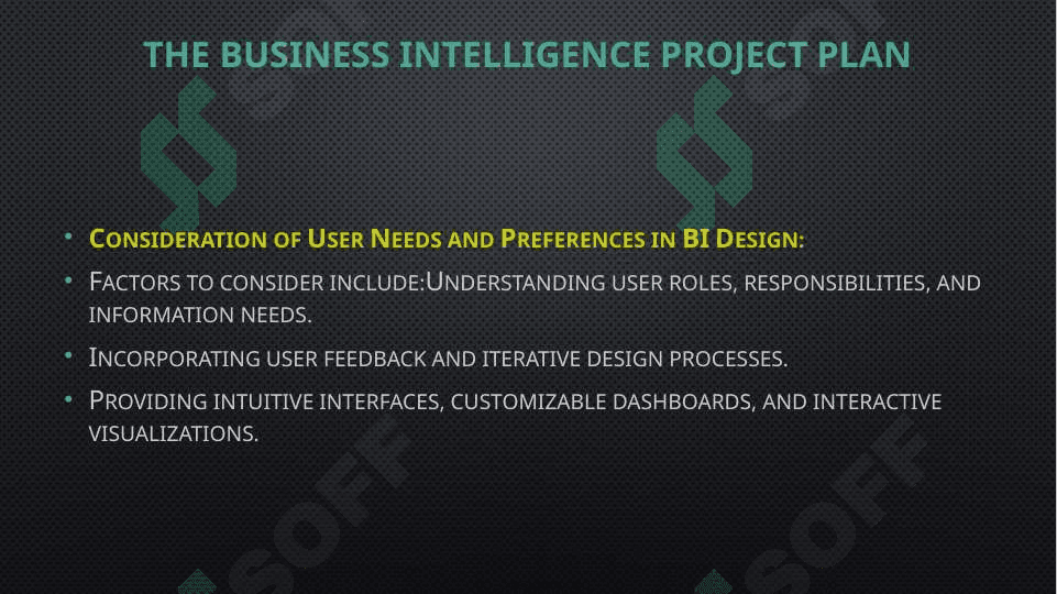 BUSINESS INTELLIGENCE USER INTERFACES 8