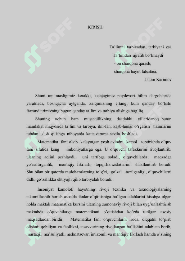 Differensial tenglamalarning normal sistemasi, normal sistema yechimining mavjudligi va yagonaligi 3