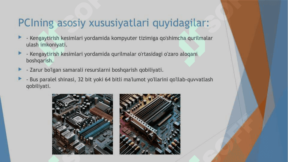 Zamonaviy shinalarning xususiyatlari. PCI va AGP misolida v2(kengaytirilgan .pptx) 4
