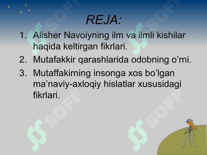 ALISHER NAVOIYNING  TA’LIMIY-AXLOQIY QARASHLARI 2