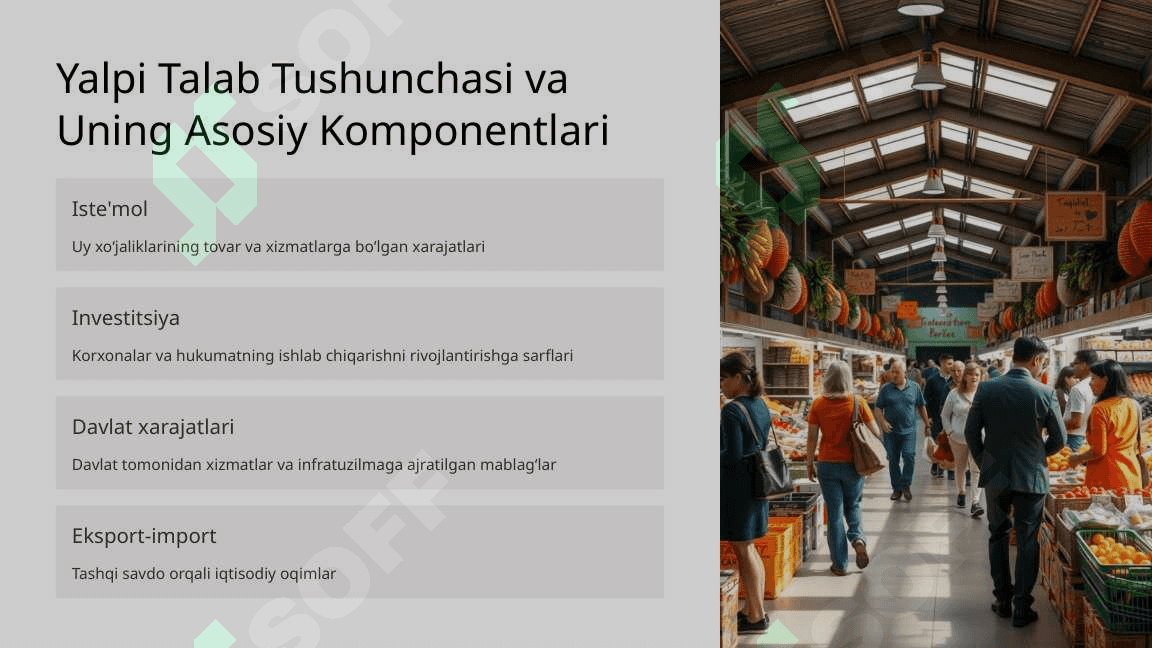 Yalpi Talab, Yalpi Taklif va Ularning Miqdoriga Ta'sir Etuvchi Omillar 2