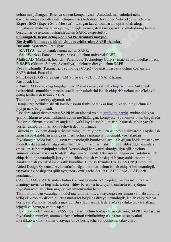 MDH DAVLATLARI VA CHET EL САПР FIRMALARI HAQIDA MA'LUMOT 4