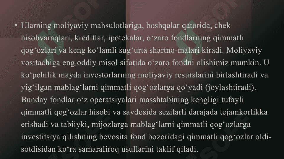 Tijorat banklar moliyaviy vositachi sifatida 3
