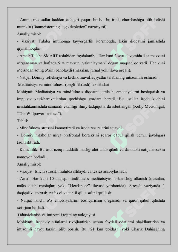 Shaxsning irodaviy sifatlarini rivojlantirish texnologiyalari. 4