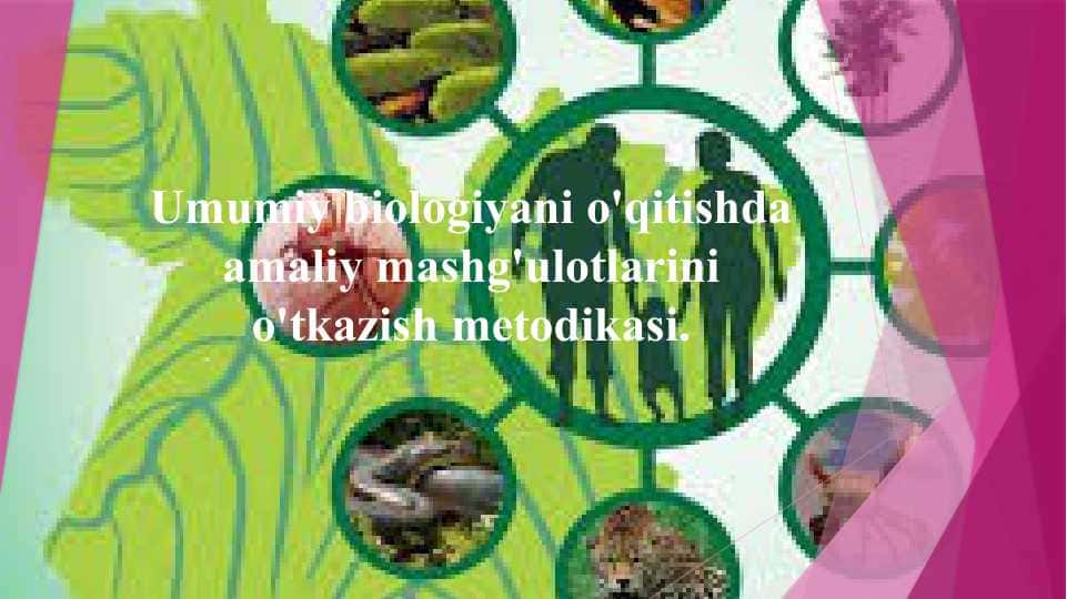 Umumiy biologiyani o'qitishda amaliy mashg'ulotlarini o'tkazish metodikasi.