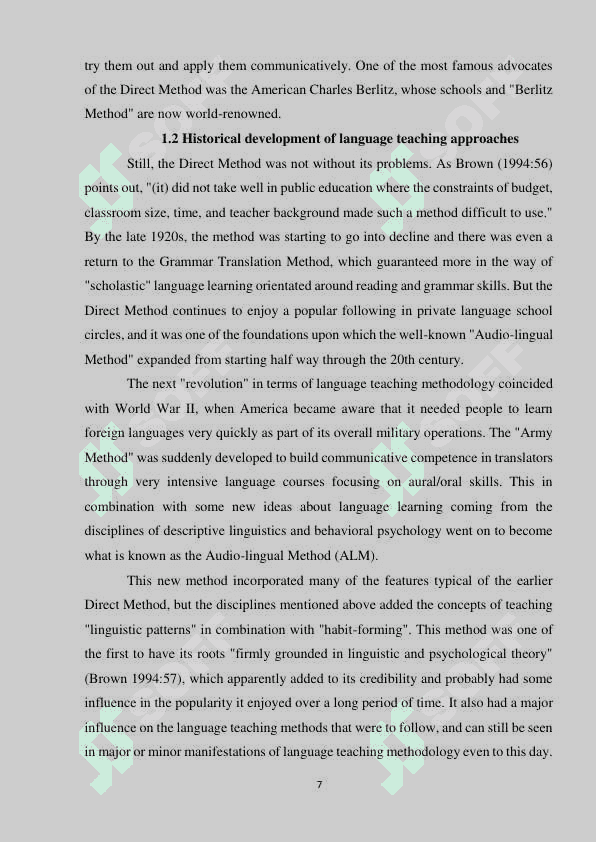 Direct Method and Grammar-Translation Method 7