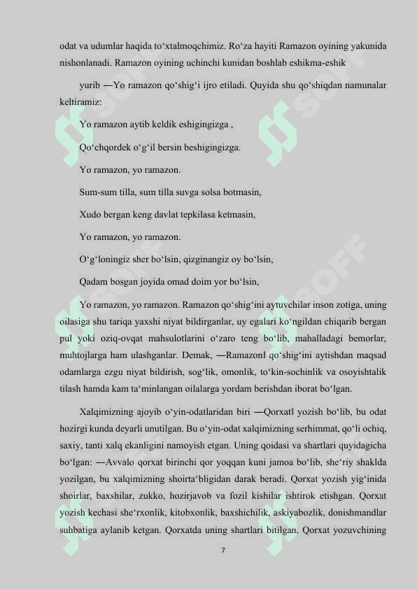 O'ZBEK XALQ PEDAGOGIKASIDA TA'LIM-TARBIYA MASALASINING IJTIMOIY XARAKTERI 7