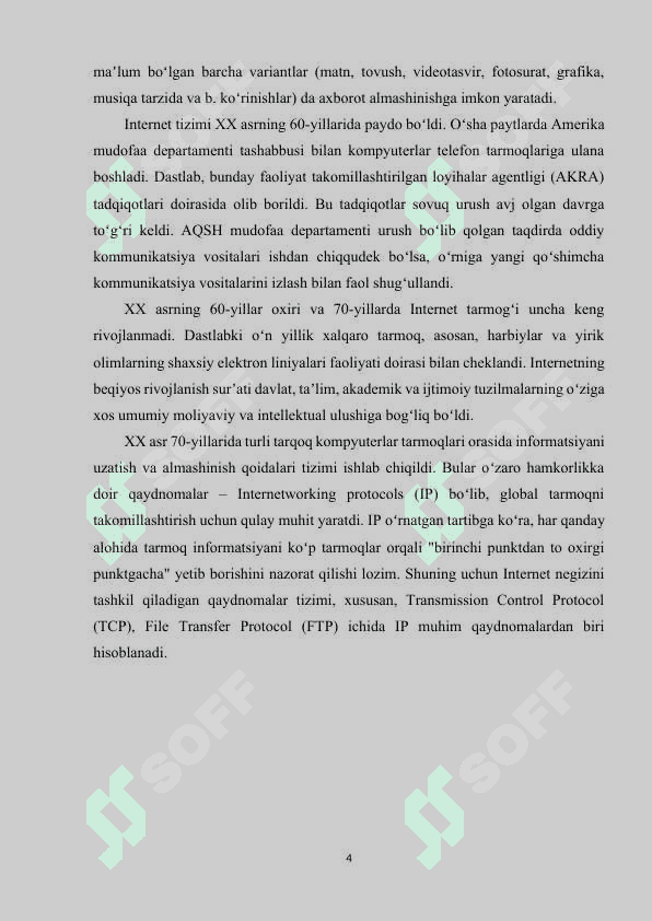 Internet va uning tarixchi uchun imkoniyatlari 4