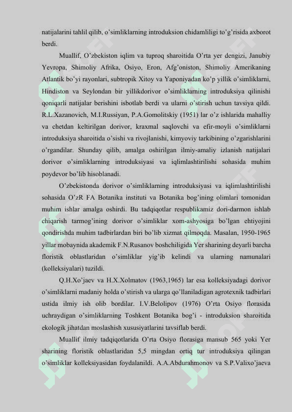 Introduksiya qilingan dorivor o’simliklar 3