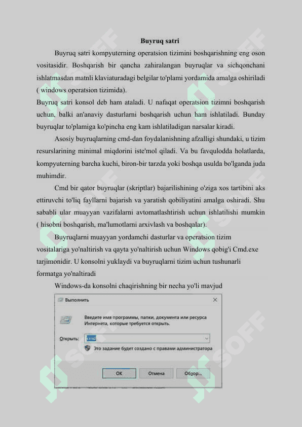 Operatsion tizimlar powersheldda buyruqlar amaliy ish 2