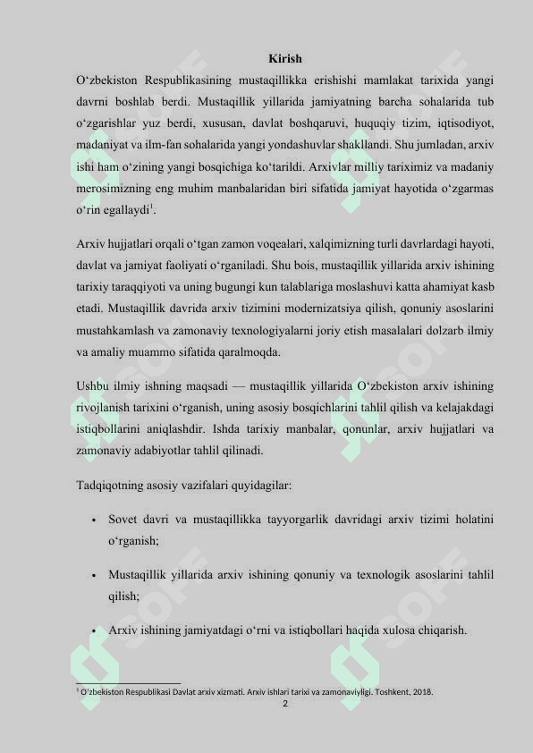 MUSTAQILLIK YILLARIDA ARXIV ISHI TARIXI.docx 2