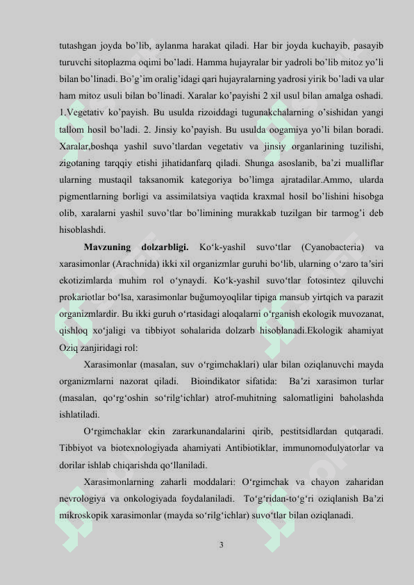 Xarasimonlar sinfi 3
