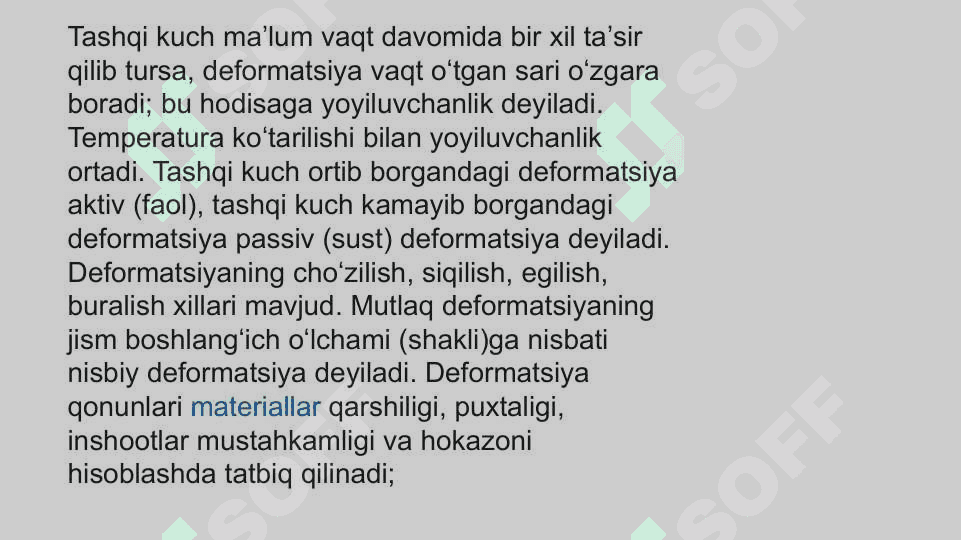 DEFORMATSIYA VA UNING TURLARI 4