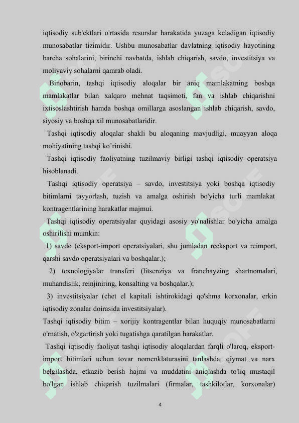 Davlatning tashqi savdo siyosati va uning boshqarish usullari 4