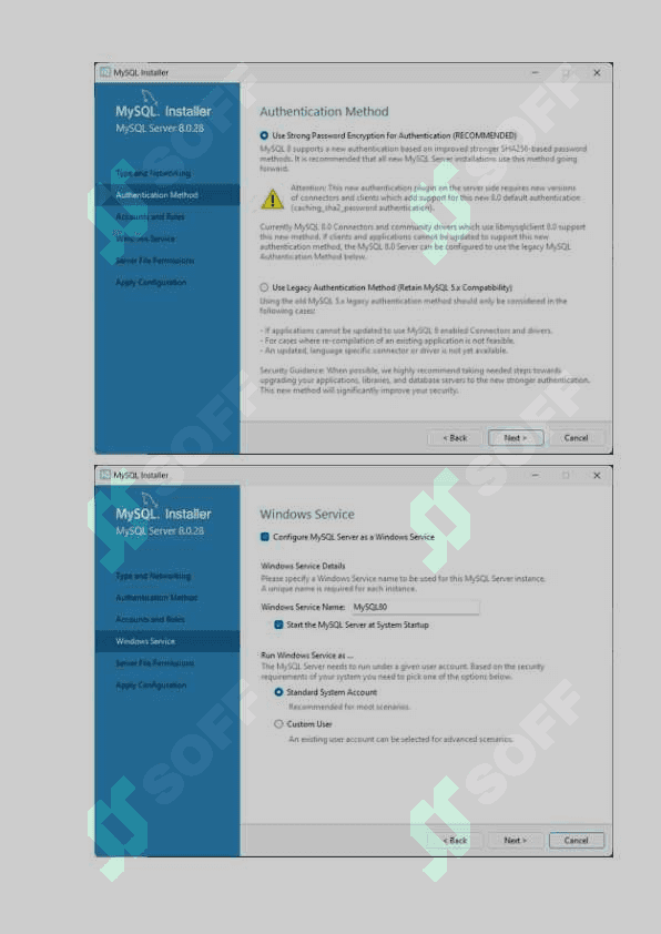 MySql o'rnatish, jadval va mohiyat aloqa diagrammasini tuzish, mysqlda baza yaratish 7