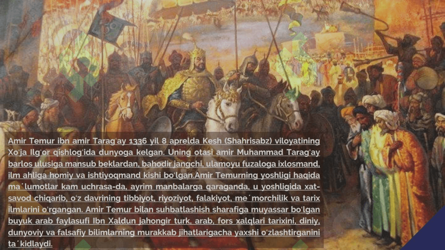 SOHIBQIRON AMIR Temur 3