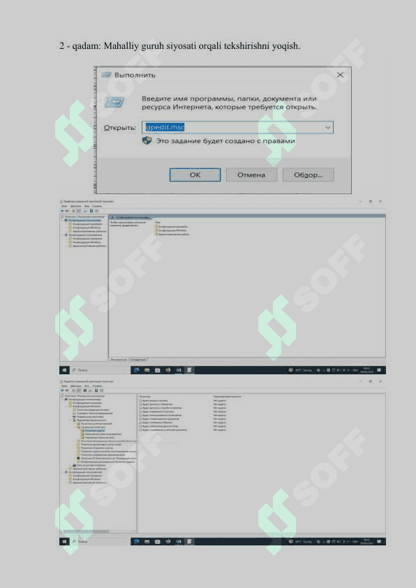 Windows tizimidagi jarayonlar va hodisalarni tekshirish. 4