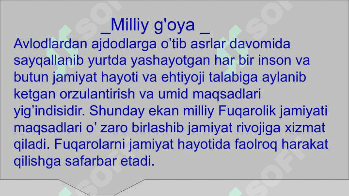 Milliy g'oyaga dahldorlik hissi 4