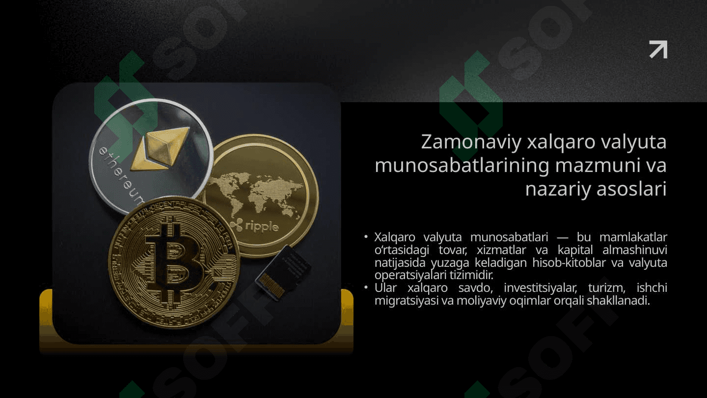 Zamonaviy xalqaro valyuta munosabatlari faoliyatining nazariy xususiyatlari 3
