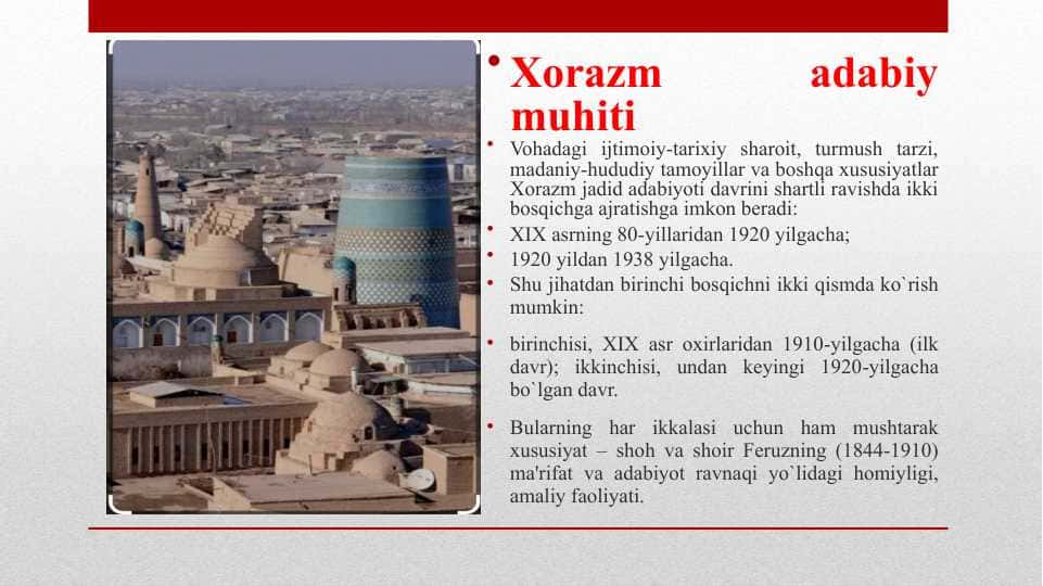 Komil Xorazmiy hayoti va ijodi .Salyd 1