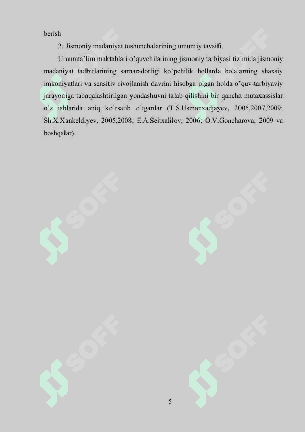 SPORTNING IJTIMOIY MOXIYATI VA JISMONIY TARBIYA 5
