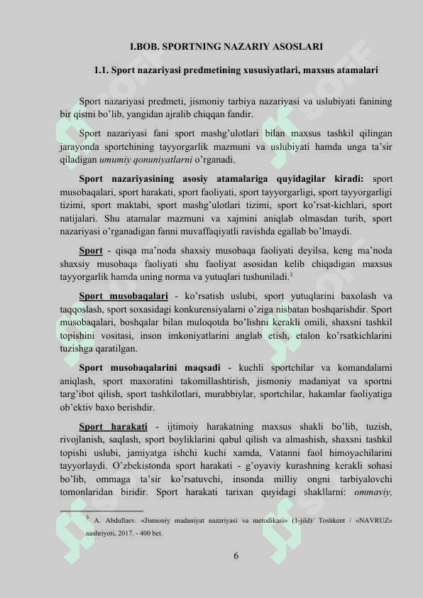 SPORTNING IJTIMOIY MOXIYATI VA JISMONIY TARBIYA 6