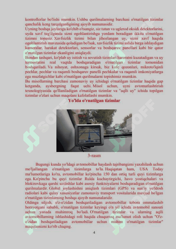 Individual Loyiha (1)
MAVZU: KUNDALIK HAYOTDAGI O’RNATILGAN TIZIMLAR 7