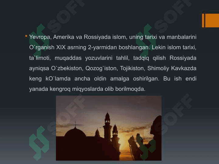 Islom dini vujudga kelishi va orta osiyoga tarqalishi haqida 3