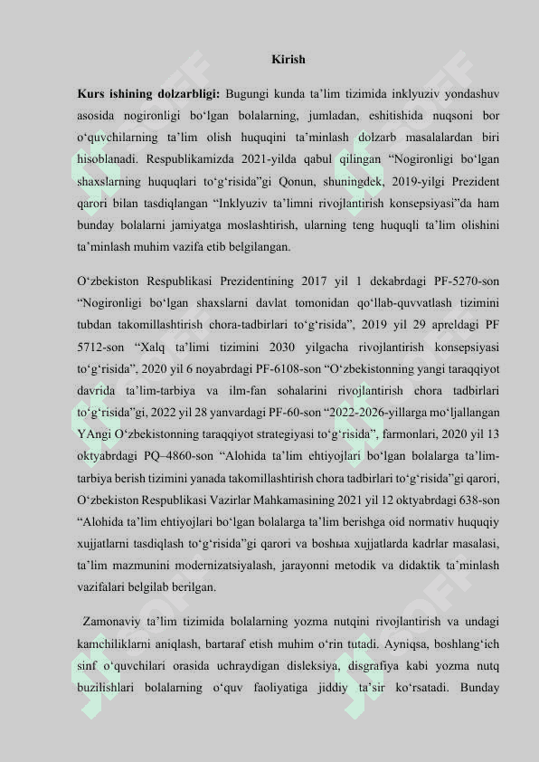 Yozma nutq kamchiliklarini bartaraf etishda olib boriladigan logopedik ishlar metodikasi 2