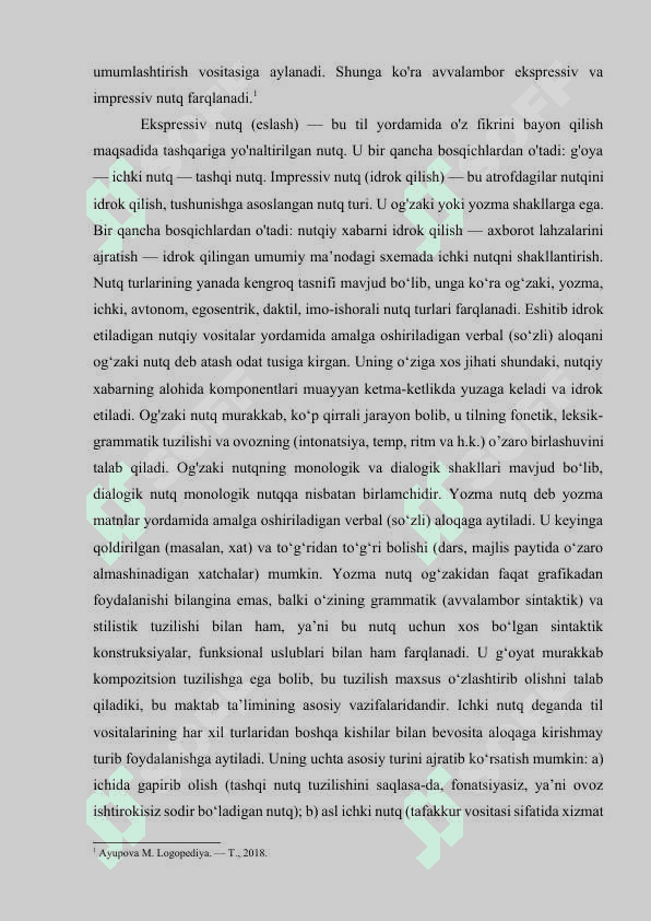 Yozma nutq kamchiliklarini bartaraf etishda olib boriladigan logopedik ishlar metodikasi 6