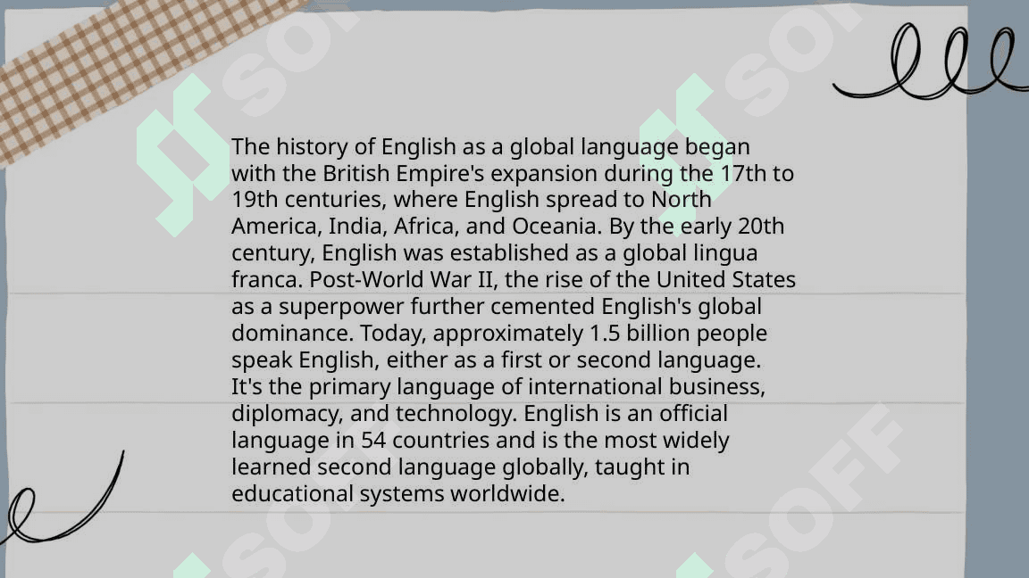 English is the language of communication 3