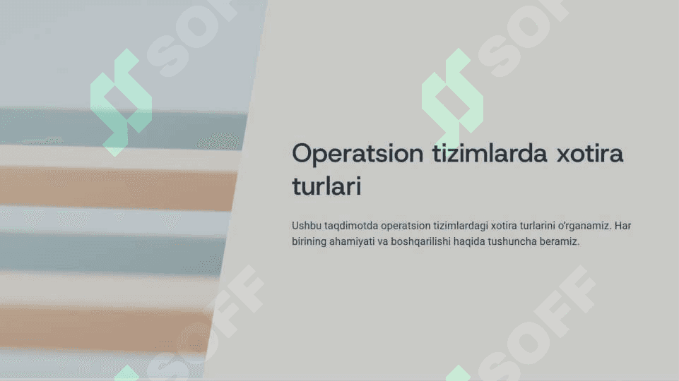Operatsion tizimlarda xotira turlari 3