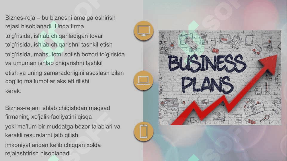 Loyihaning biznes-rejasi va uning tarkibiy tuzilishi 4