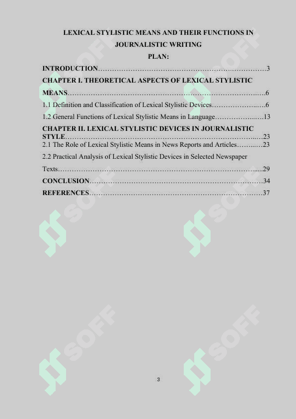 Lexical stylistic means and their functions in Journalistic Writing 3