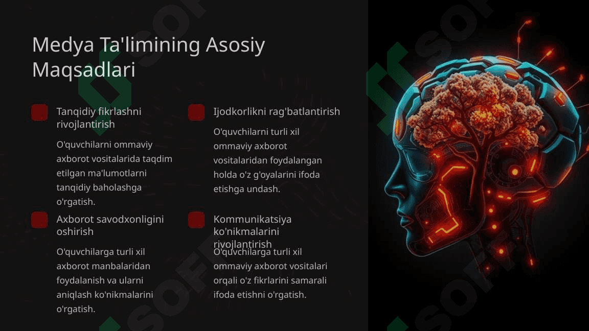 Medya Ta'limi informatika va Axborot Texnologiyalarini O'qitishning ahamiyatli jihatlari 2