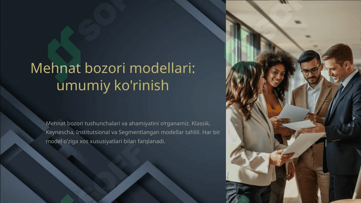 Mehnat bozori modellari 2