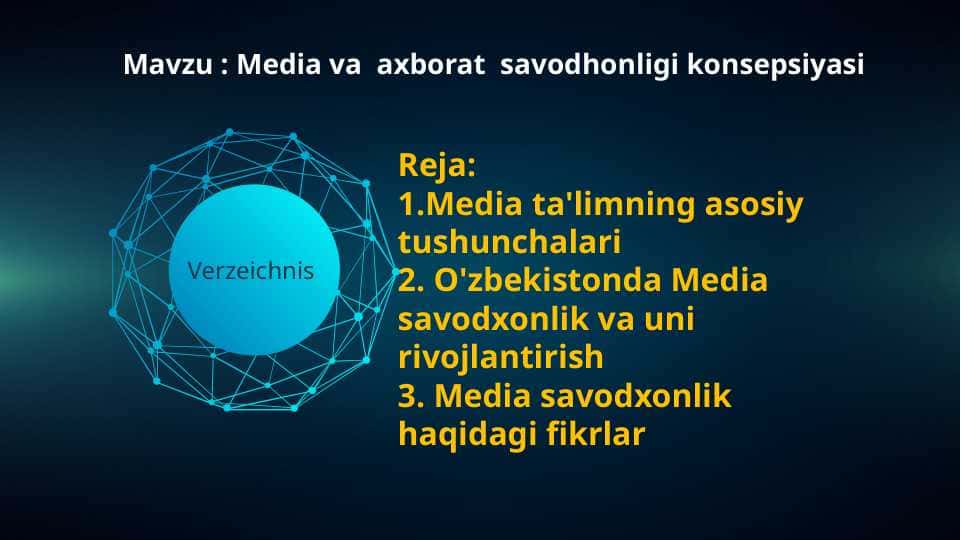 Media va axborat savodhonligi konsepsiyasi 1