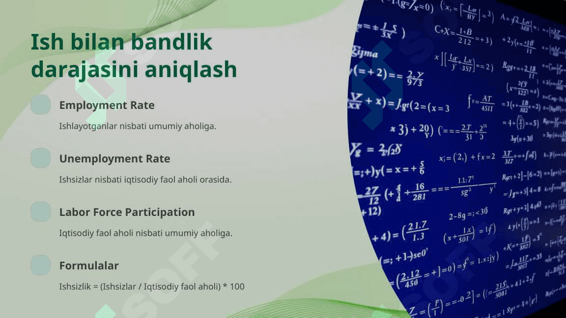 Aholini ish bilan bandligi bo'yicha tasniflash 4