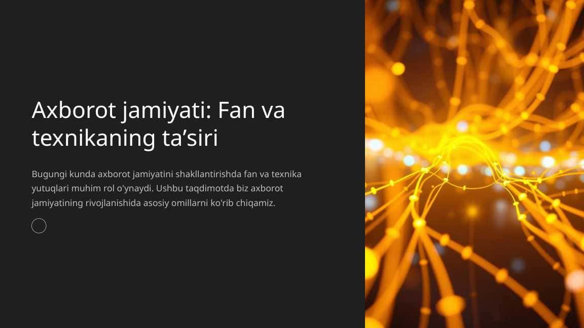 Axborot jamiyati: Fan va texnikaning taʼsiri 1