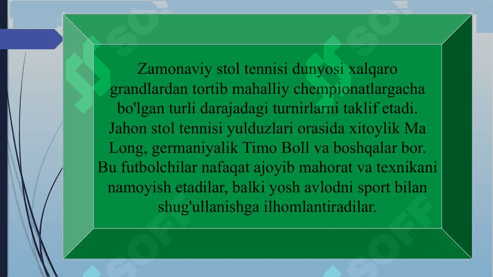STOL TENISI 8