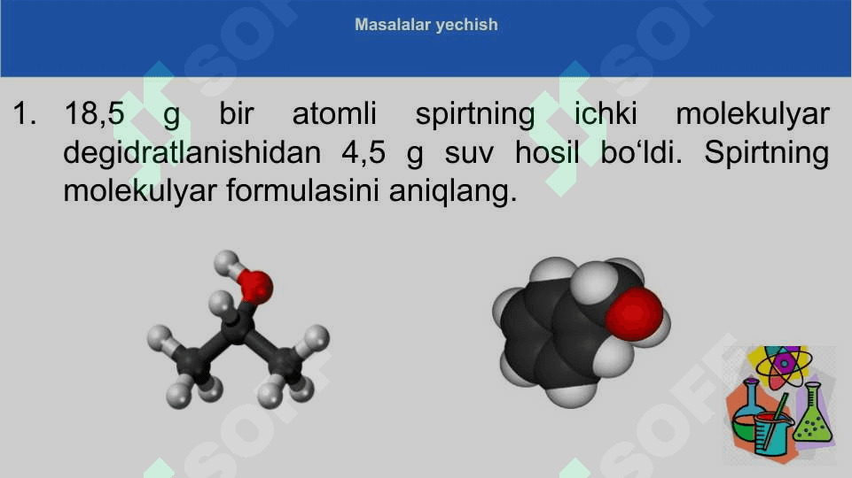 Alkenlarga doir masala va mashqlar yechish 5