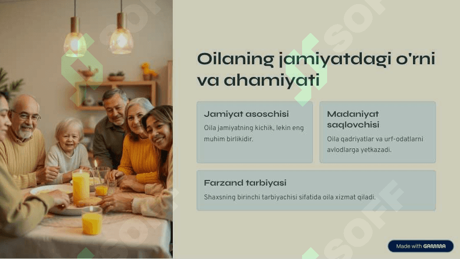 Oilaviy qadryatlar 2